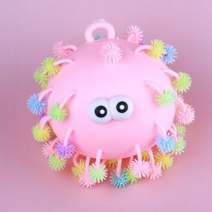 Cute Soft Toys Set Decompression Toy Flashing Fur Ball Vent Toy Toy Balls For Kids (8)