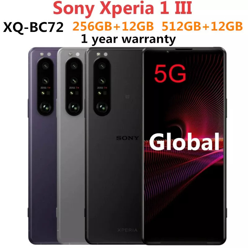 Sony Xperia 1 Iii 5g Xq Bc72 512gb 256gb Global Version Smartphone Refurbished (6)