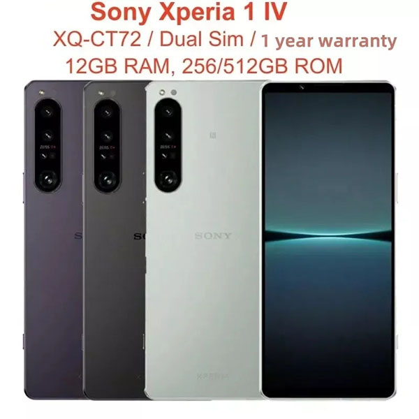 Sony Xperia 1 Iv (5g) Xq Ct72 256gb 512gb Unlocked Refurbished Android Smartphone (2)